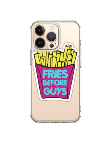 Cover iPhone 13 Pro Fries Before Guys Patatine Fritte Trasparente - Yohan B.