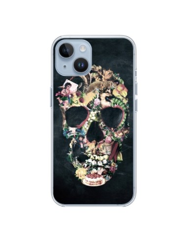 Coque iPhone 14 Skull Vintage Tête de Mort - Ali Gulec