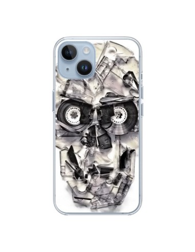 Coque iPhone 14 Tape Skull K7 Tête de Mort - Ali Gulec