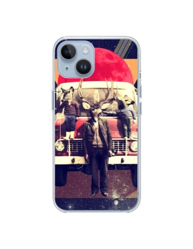 Coque iPhone 14 Cerf Le Camion - Ali Gulec