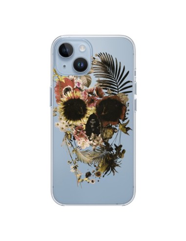 iPhone 14 case Garden Skull Clear - Ali Gulec