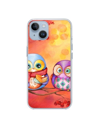 Coque iPhone 14 Chouette Arbre - Annya Kai