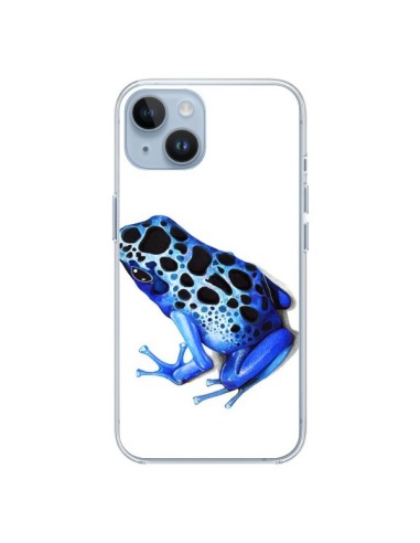 Coque iPhone 14 Grenouille Bleue - Annya Kai