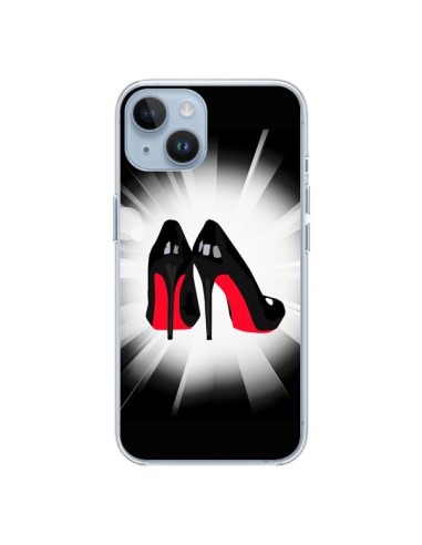 Coque iPhone 14 Chaussures Semelles Rouges Red Soles Femme - Aurelie Scour