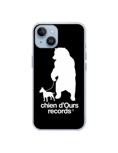 Coque iPhone 14 Chien d'Ours Records Musique - Bertrand Carriere