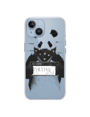 Coque iPhone 14 Bad Panda Transparente - Balazs Solti