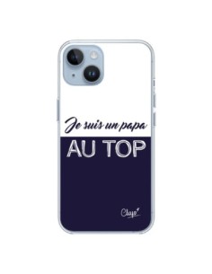 Cover iPhone 14 Sono un Papà al Top Blu Marine - Chapo