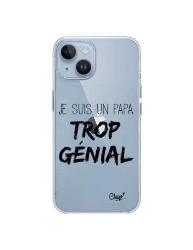 Cover iPhone 14 Sono un Papà Geniale Trasparente - Chapo