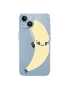 Coque iPhone 14 Banana Banane Fruit Transparente -...