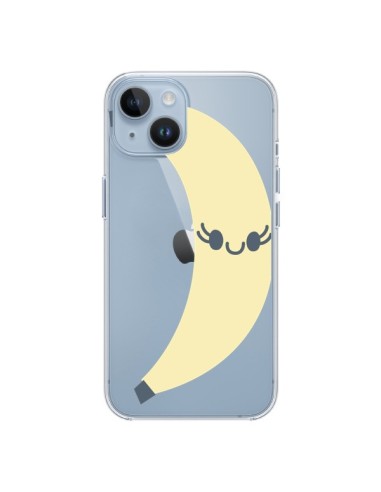Coque iPhone 14 Banana Banane Fruit Transparente - Claudia Ramos