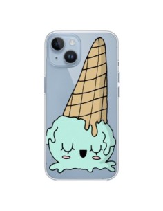 iPhone 14 case Ice cream Summer Overthrown Clear -...