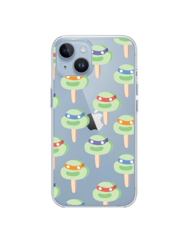 iPhone 14 case Turtle Ninja Clear - Claudia Ramos