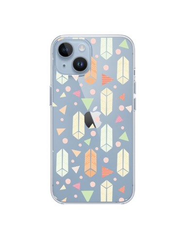 Coque iPhone 14 Arrow Fleche Azteque Transparente - Claudia Ramos