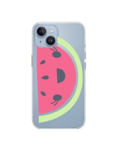 Coque iPhone 14 Pasteque Watermelon Fruit Transparente -...