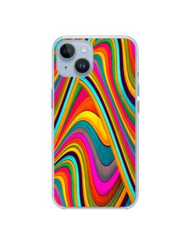 Coque iPhone 14 Acid Vagues - Danny Ivan