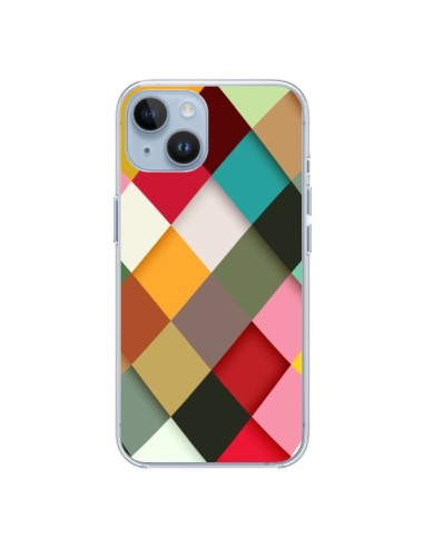 Coque iPhone 14 Colorful Mosaique - Danny Ivan