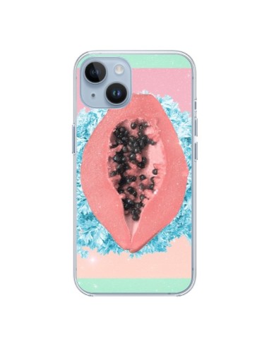 Coque iPhone 14 Papaya Rocks Fruit - Danny Ivan