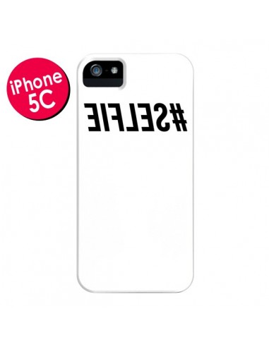 Coque Hashtag Selfie Blanc Inversé pour iPhone 5C - Jonathan Perez