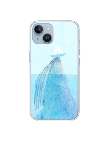 iPhone 14 case Whale Boat Sea - Eric Fan