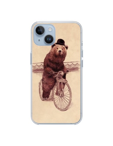 Coque iPhone 14 Ours Velo Barnabus Bear - Eric Fan