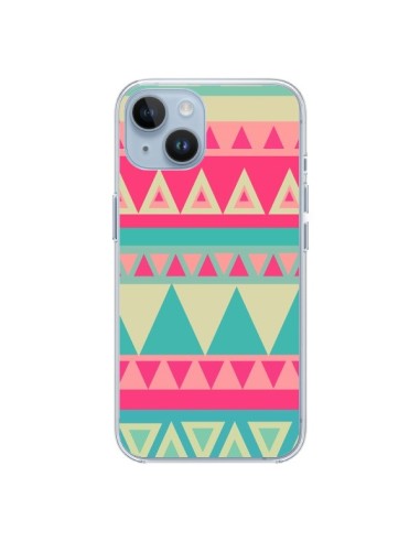 iPhone 14 case Aztec Pink Green - Eleaxart