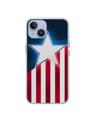 Coque iPhone 14 Captain America - Eleaxart