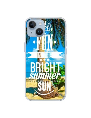 Cover iPhone 14 Fun Summer Sun _té - Eleaxart