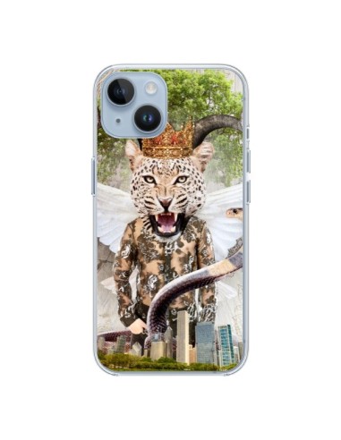 Coque iPhone 14 Hear Me Roar Leopard - Eleaxart