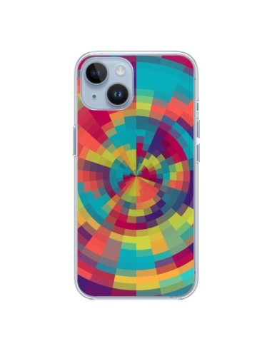 iPhone 14 case Color Spiral Red Green - Eleaxart