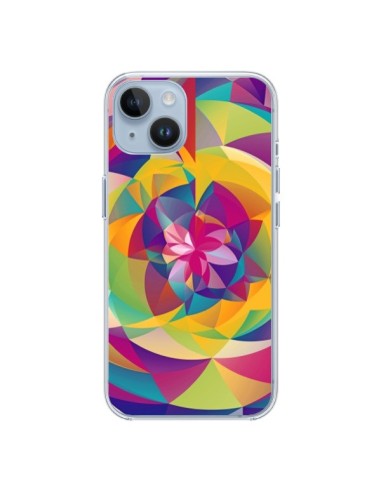 Coque iPhone 14 Acid Blossom Fleur - Eleaxart