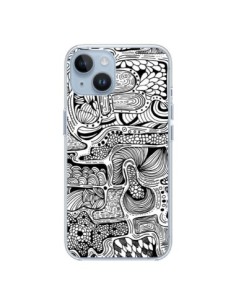 iPhone 14 case Reflet Black and White - Eleaxart