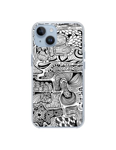 iPhone 14 case Reflet Black and White - Eleaxart