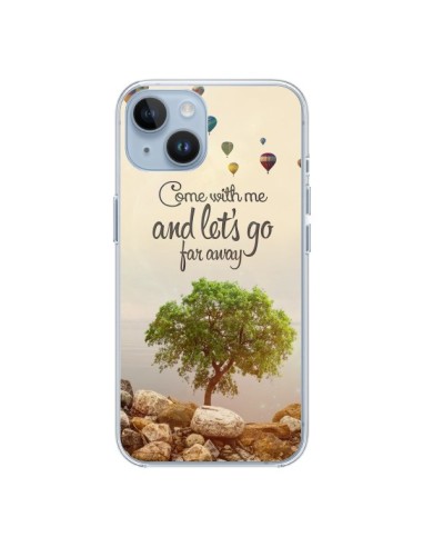 iPhone 14 case Let's Go Far Away Balloons - Eleaxart