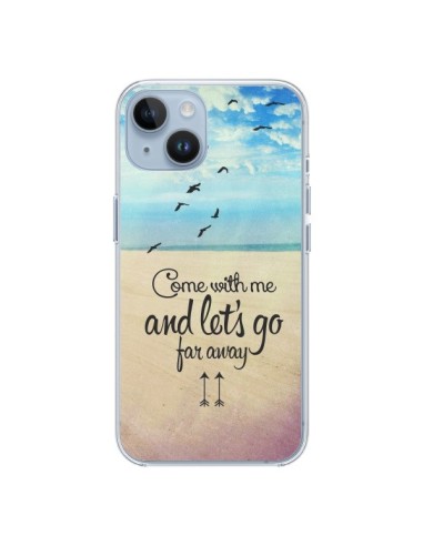 iPhone 14 case Let's Go Far Away Beach - Eleaxart