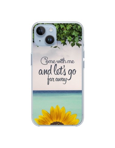iPhone 14 case Let's Go Far Away Sunflowers - Eleaxart