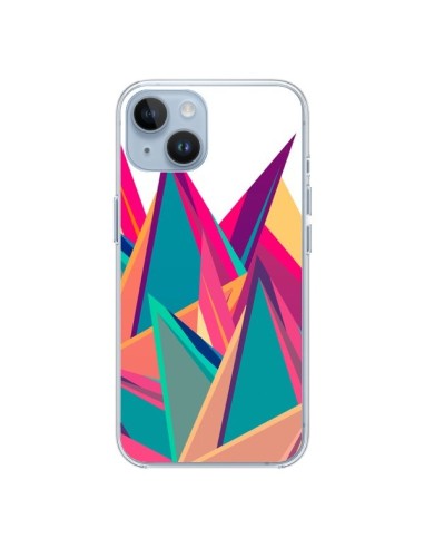 Coque iPhone 14 Triangles Intensive Pic Azteque - Eleaxart