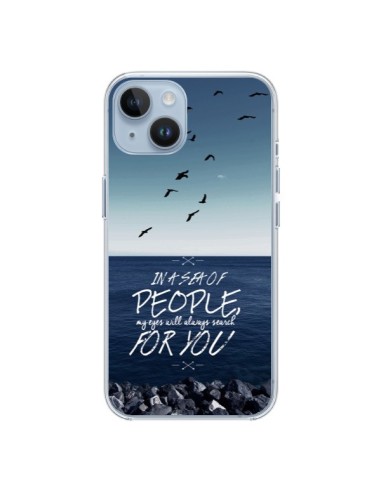 Coque iPhone 14 Sea Mer Plage - Eleaxart