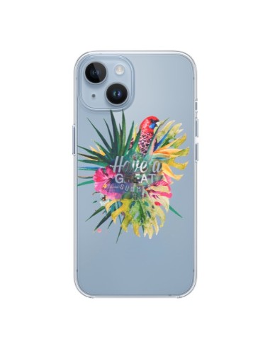 Coque iPhone 14 Have a great summer Ete Perroquet Parrot - Eleaxart