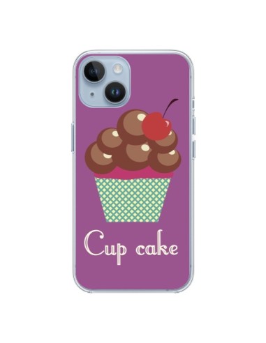 Coque iPhone 14 Cupcake Cerise Chocolat - Léa Clément