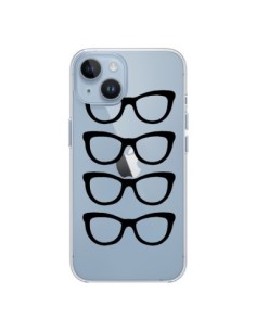 Coque iPhone 14 Sunglasses Lunettes Soleil Noir...