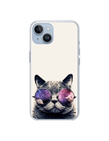 Coque iPhone 14 Chat à lunettes - Gusto NYC
