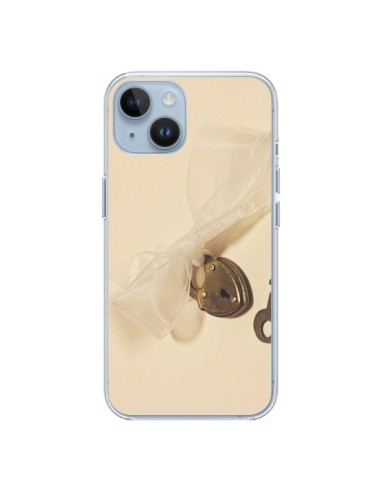 Coque iPhone 14 Key to my heart Clef Amour - Irene Sneddon