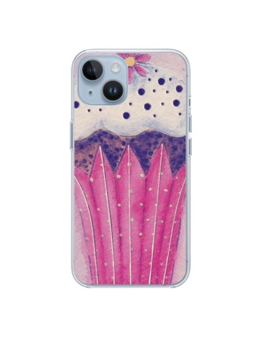 Coque iPhone 14 Cupcake Rose - Irene Sneddon