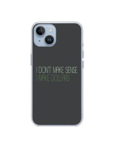 iPhone 14 case I don't make sense, I make Dollars, Grey -...
