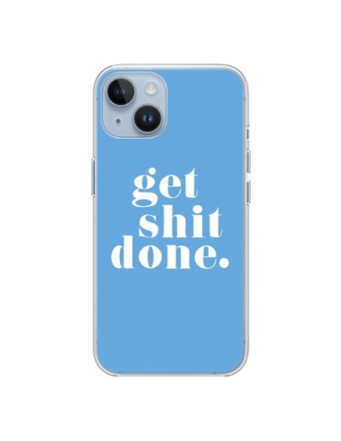 iPhone 14 case Get Shit Done Blue - Shop Gasoline