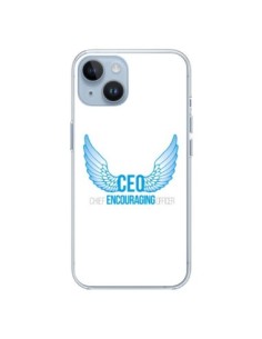 Coque iPhone 14 CEO Chief Encouraging Officer Bleu - Shop...