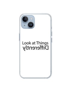 Coque iPhone 14 Look at Different Things Black - Shop...