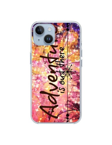 Coque iPhone 14 Adventure Is Out There Fleurs - Ebi Emporium