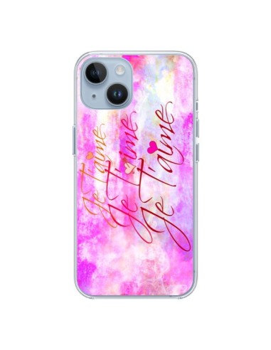 Coque iPhone 14 Je t'aime I Love You - Ebi Emporium