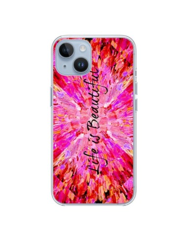 Cover iPhone 14 Life is Beautiful - Ebi Emporium